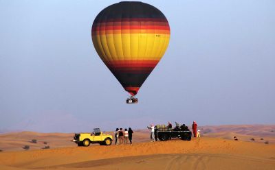 Hot air balloon in Dubai